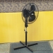 Cool Works Black 16" Oscillating Variable Speed Stand Fan